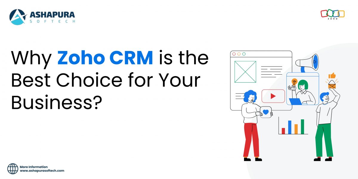 Ashapura Softech, a Zoho Partner, explains why Zoho CRM is the ideal solution for managing leads, automation, and sales for growing businesses.
