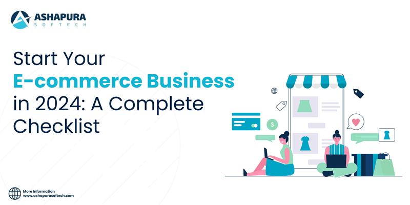 A detailed checklist on a tablet screen, guiding the steps to start an eCommerce business in 2024.