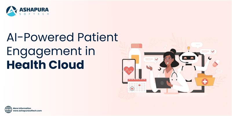 Doctor using AI-powered Health Cloud dashboard to personalize patient engagement and deliver predictive, connected healthcare experiences.
