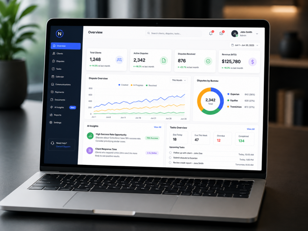 Zoho CRM for Credit Repair & FinTech Automation