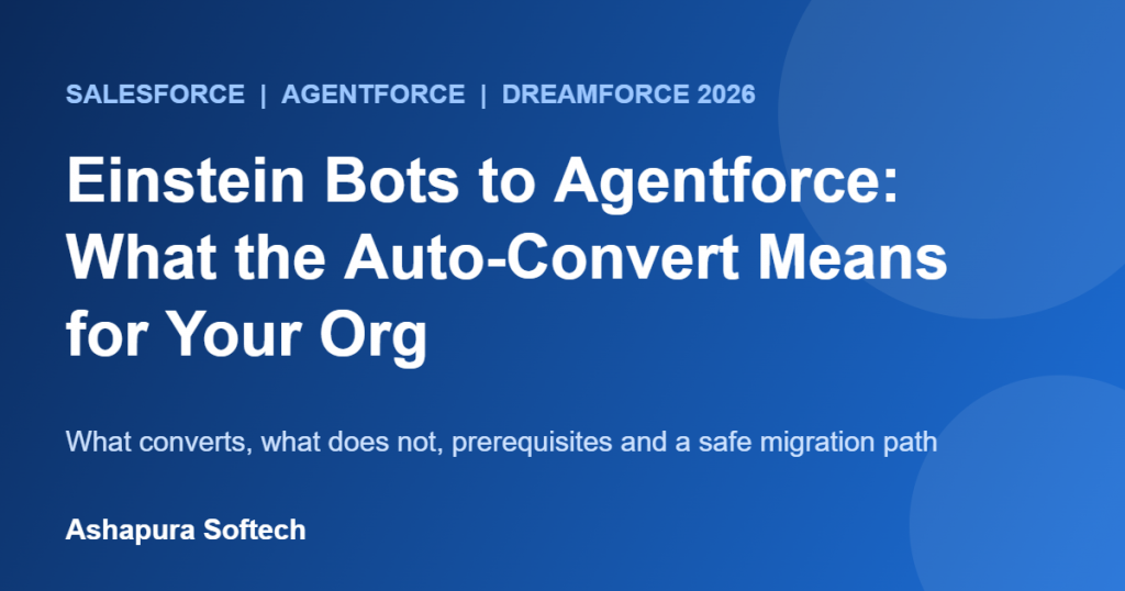 Einstein Bots to Agentforce auto-convert guide cover